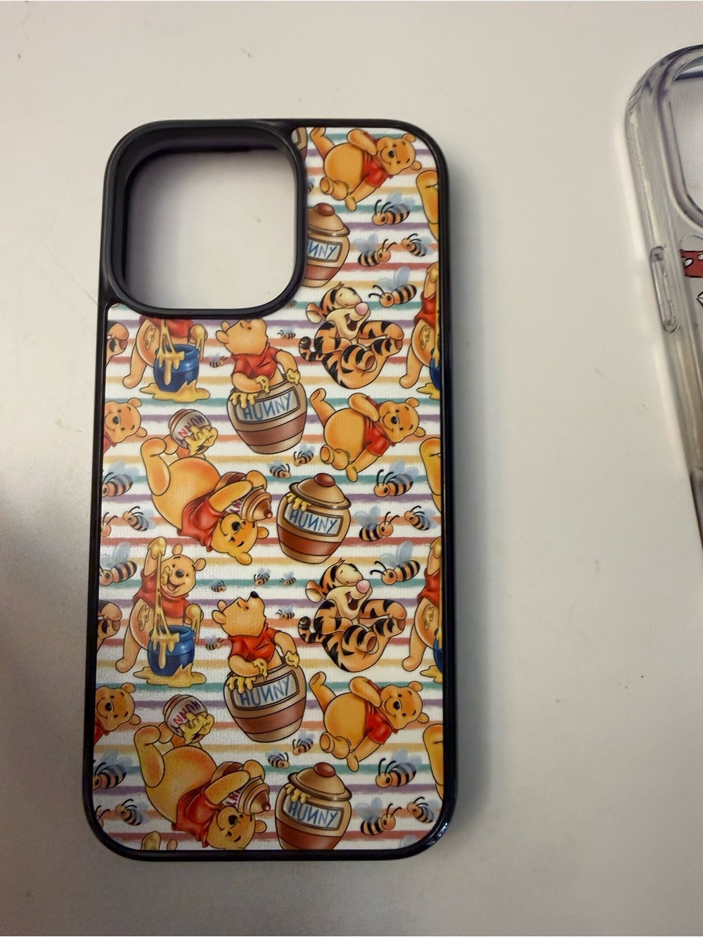 Winnie the Pooh Honey Pattern Protective Phone Case - iPhone 16 pro max MagSafe